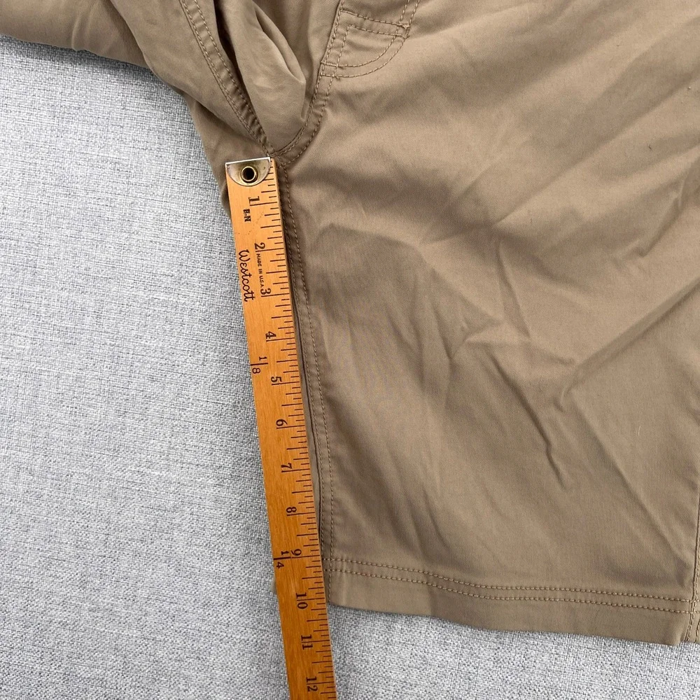 prAna Brion Shorts Men 32 Brown Stretch Nylon Outdoor Utility Hiking Gorpcore